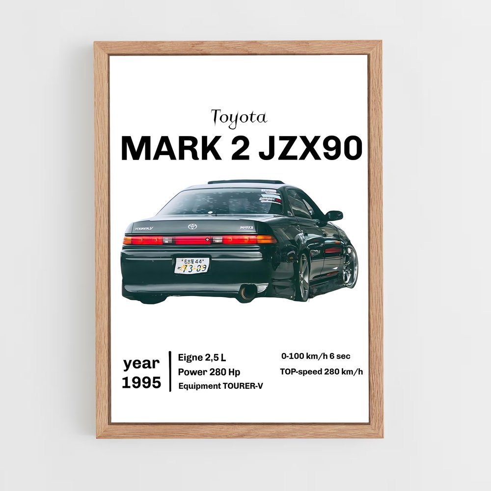 Poster Mécanique de Légende – affiche Toyota (vue 4)